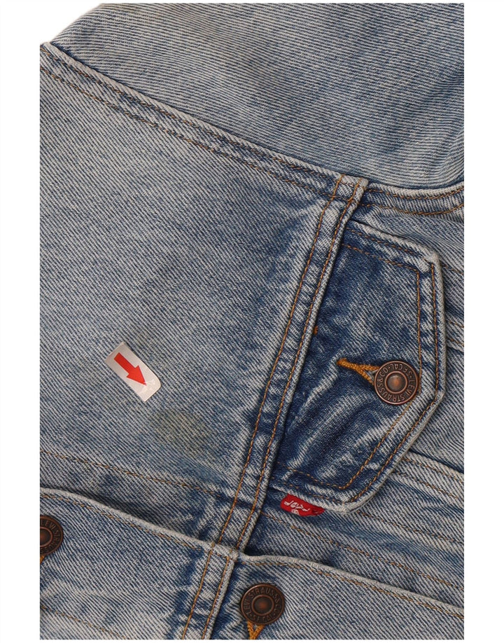 LEVI'S ženska traper jakna UK 10 Small Blue Cotton