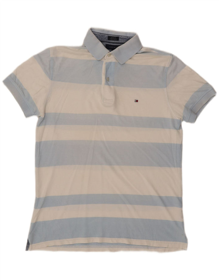 Tommy Hilfiger muška polo majica prilagođenog kroja srednje plave pruge