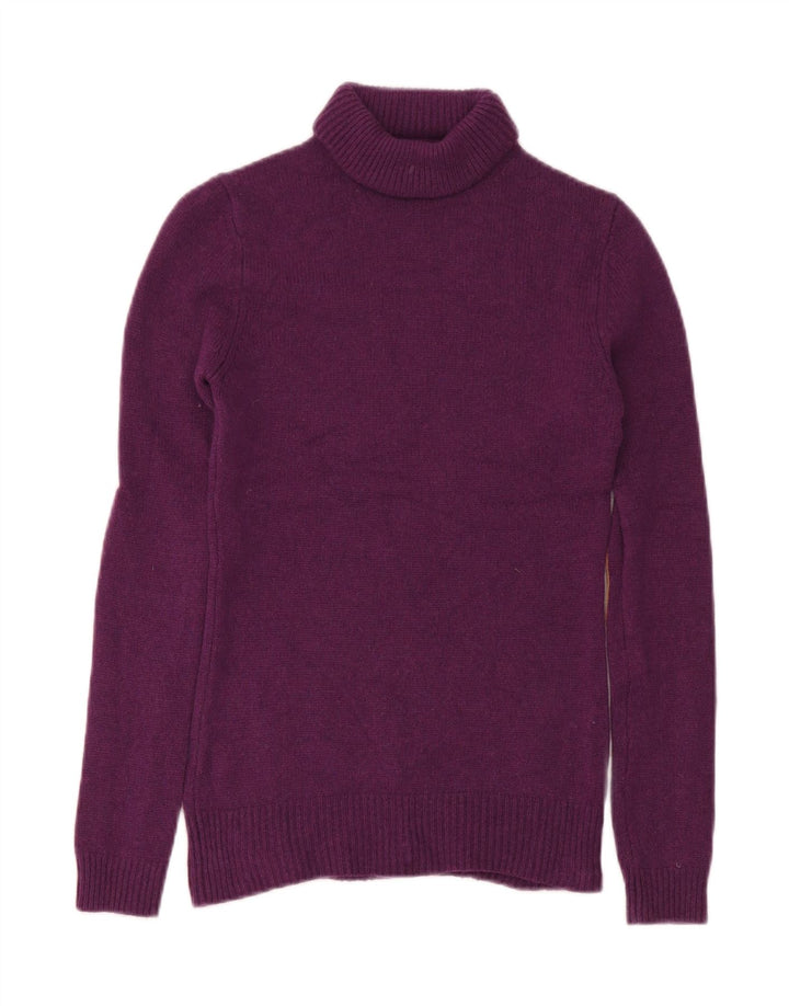 Massimo Dutti ženski pulover s rol izrezom UK 12 srednje ljubičasta