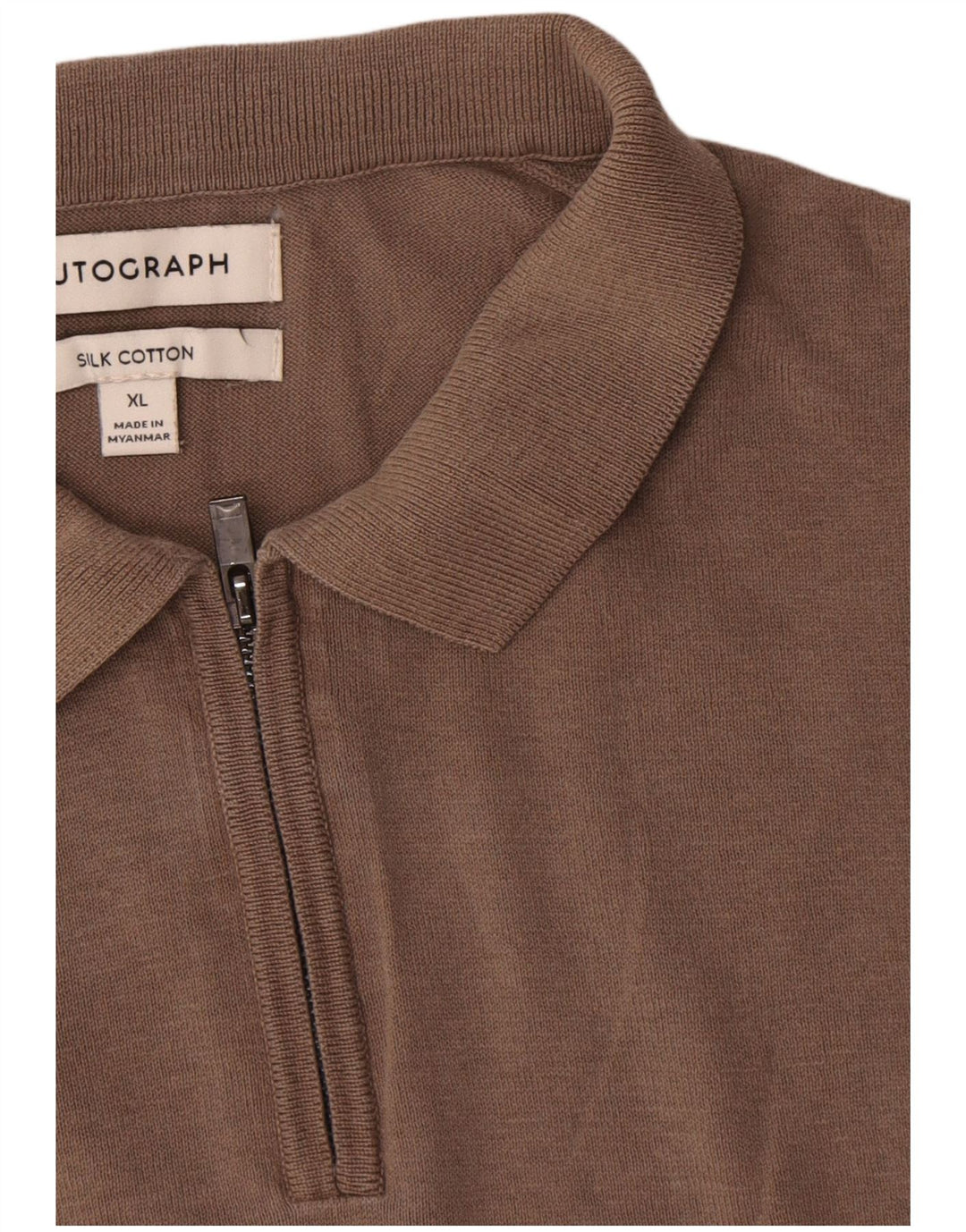 Marks & Spencer muška polo majica s autogramom XL siva svila