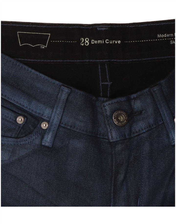 LEVI'S ženske Demi Curve uske ležerne hlače W28 L26 Plave