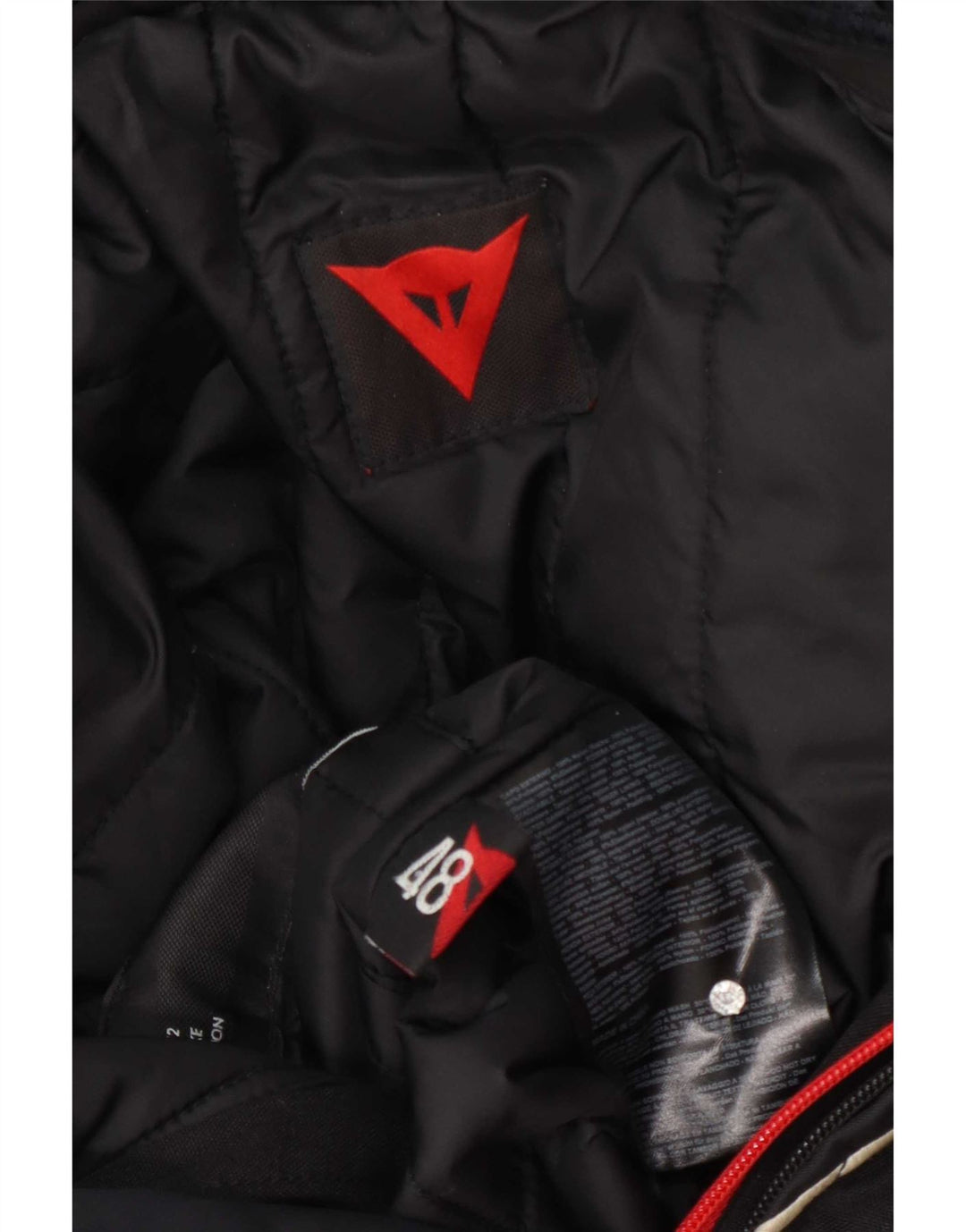 Dainese muška grafička biciklistička jakna EU 48 motocikl srednje crne boje