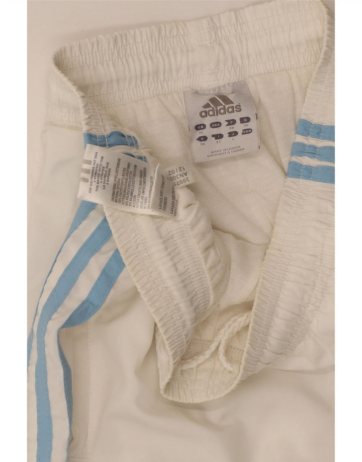 ADIDAS Ženska trenirka Hlače Joggers UK 10 Mali bijeli poliester