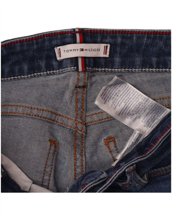 TOMMY HILFIGER Skinny traperice za djevojčice 7-8 godina W24 L23 plavi pamuk