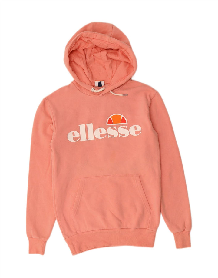 ELLESSE Ženska majica s kapuljačom s grafičkim motivima UK 6 XS, ružičasta