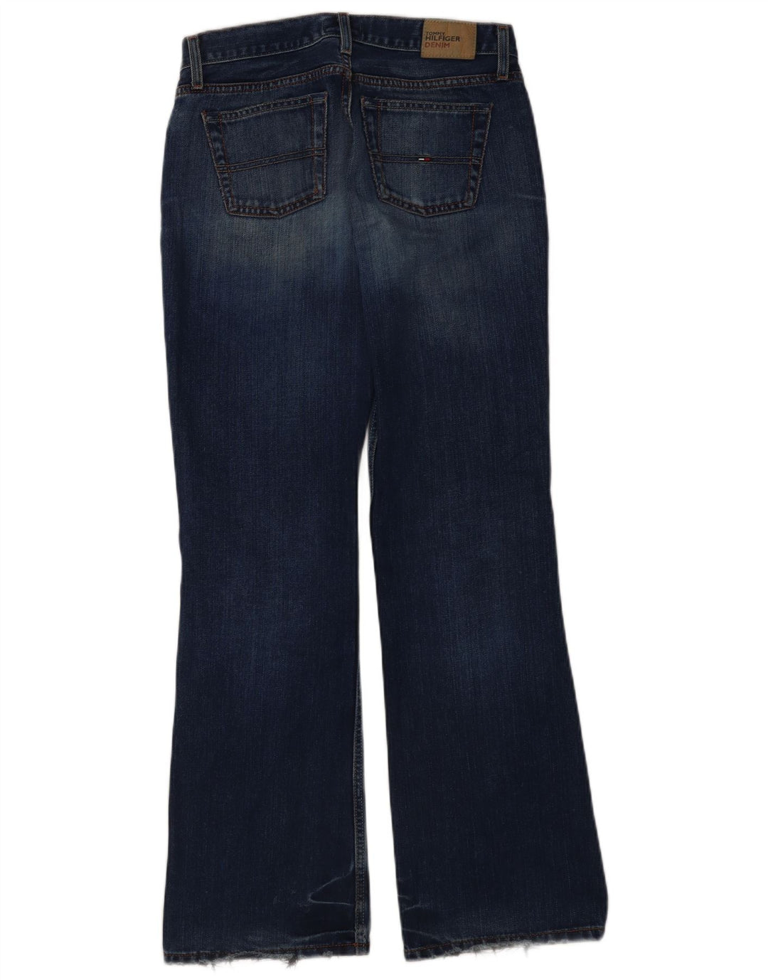 Ženske lepršave traperice Tommy Hilfiger W29 L32 plavi pamuk