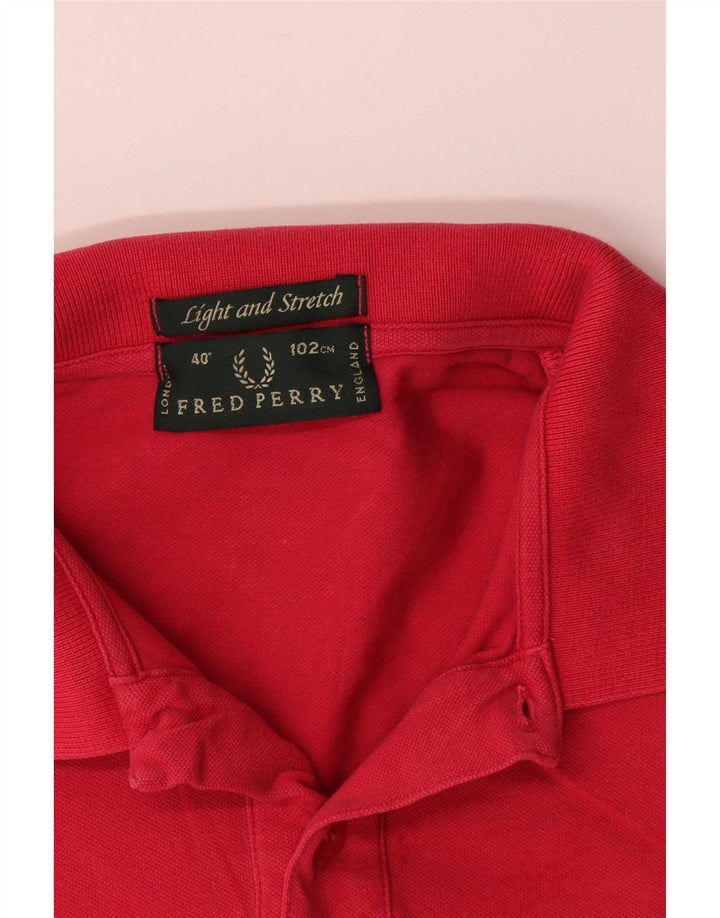 Fred Perry muška polo majica srednje crvene pamučne boje