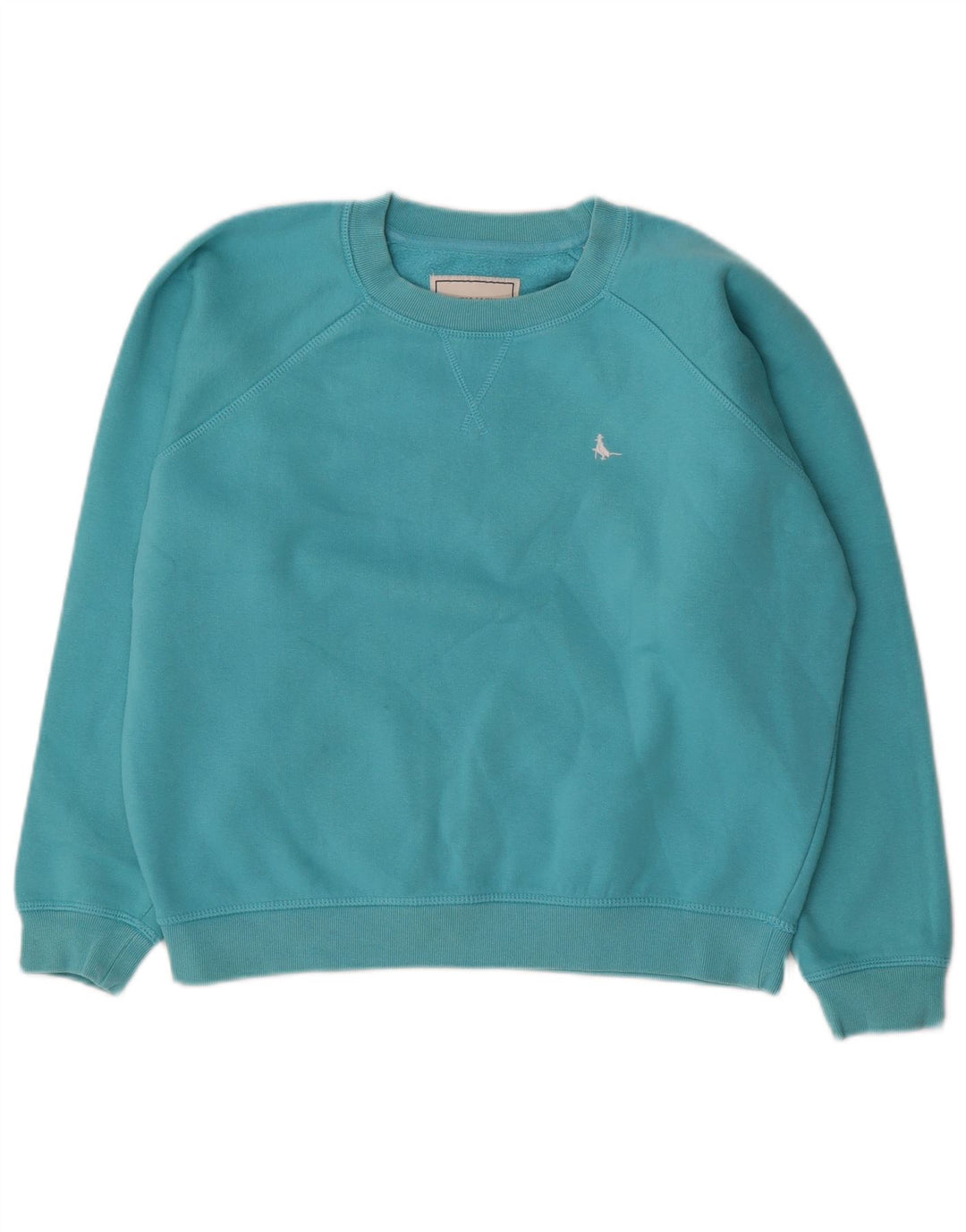 Jack Wills Ženska velika majica s kratkim rukavima UK 8 Mali plavi pamuk