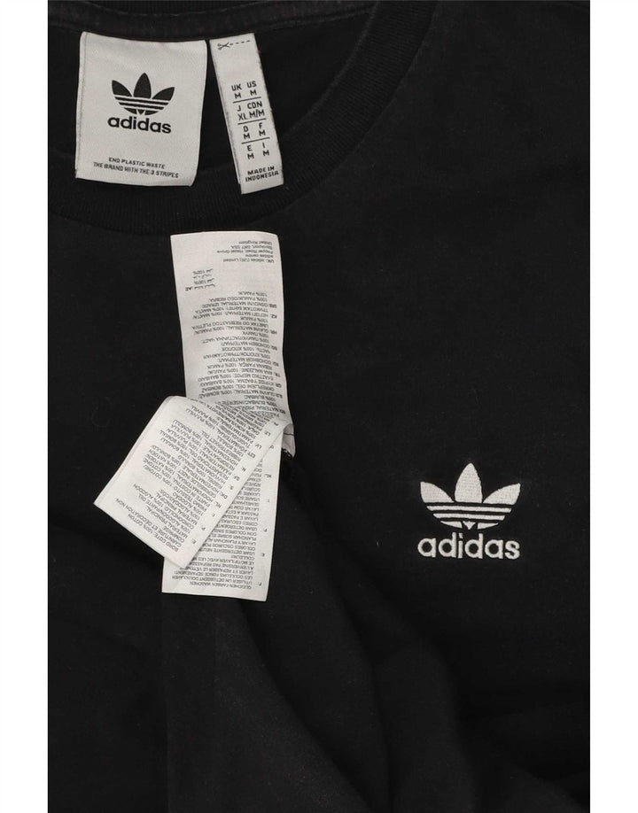 Adidas muška majica kratkih rukava Srednji crni pamuk