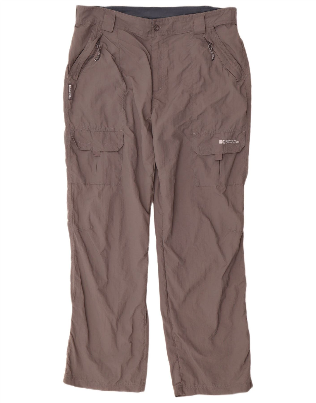 Mountain Warehouse muške ravne kargo hlače W36 L31 sivi najlon