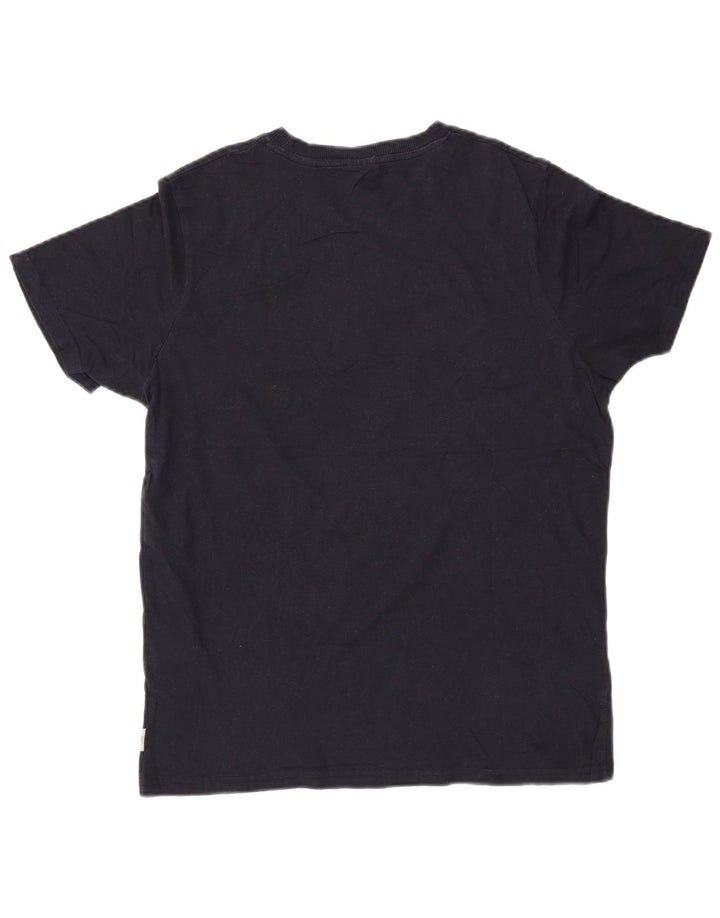 JACK & JONES Muška majica kratkih rukava s grafičkim motivima Srednji tamnoplavi pamuk