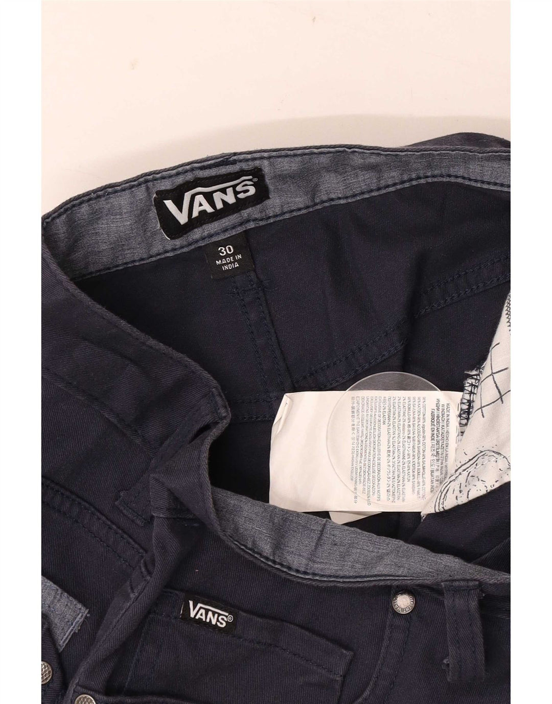 Vans muške ležerne kratke hlače W30 srednje tamnoplavi pamuk