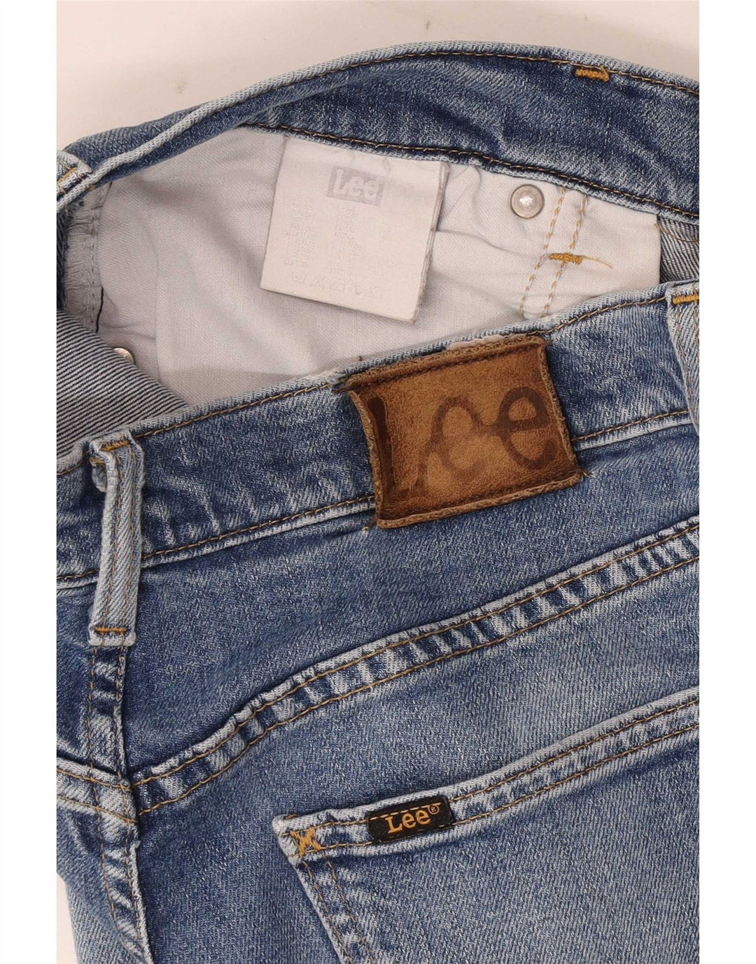 Lee muške ravne traperice W30 L28 plavi pamuk