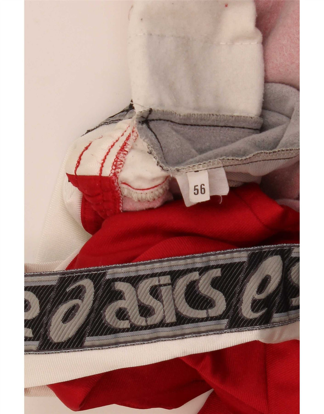 Asics Muške Graphic Trenirke Hlače IT 56 XL Red Colourblock Polyamide