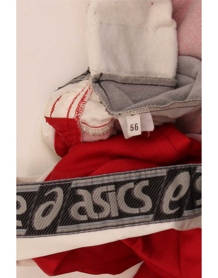 Asics Muške Graphic Trenirke Hlače IT 56 XL Red Colourblock Polyamide