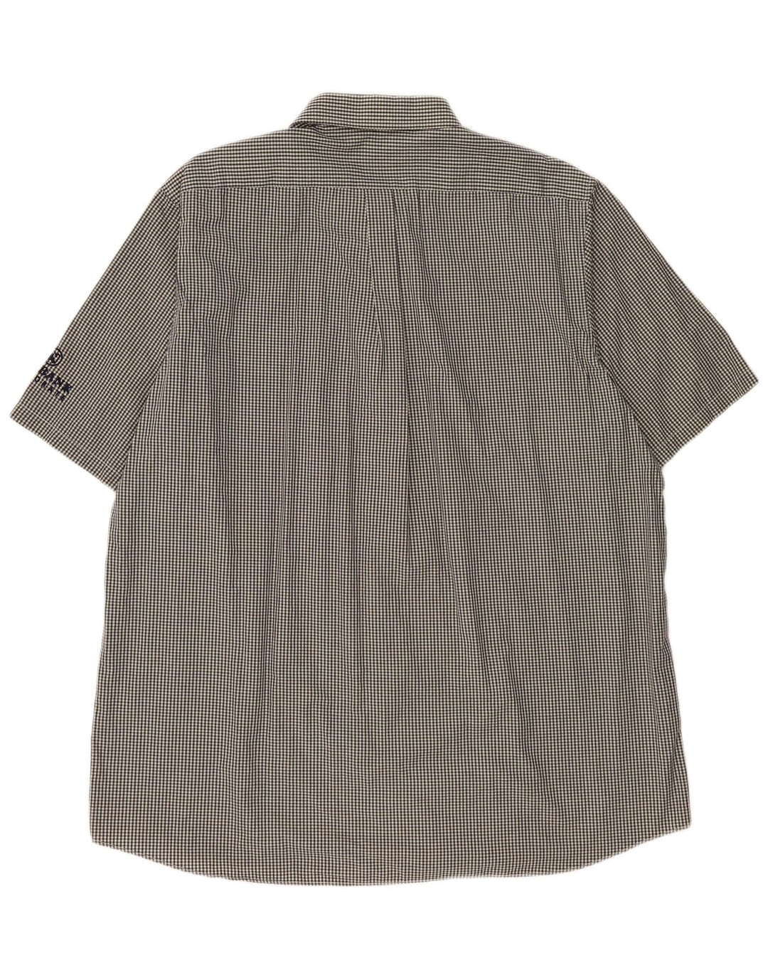 PRINGLE muška košulja kratkih rukava XL crni pamuk od ginghama