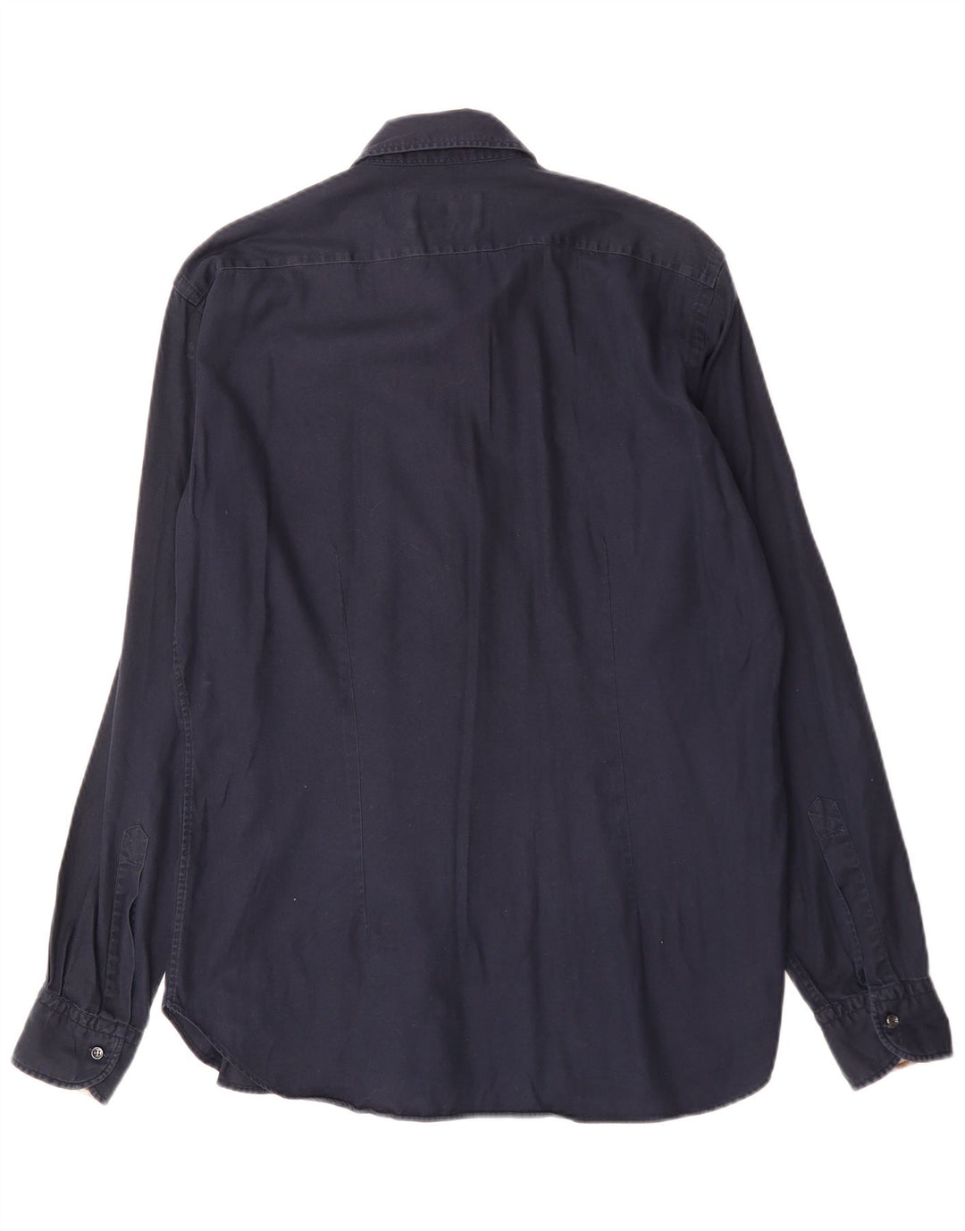 AQUASCUTUM muška košulja veličina 16 1/2 42 velika tamnoplava pamuk