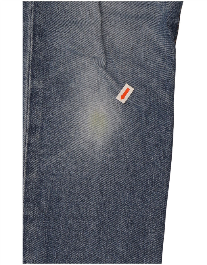 LEVI'S Womens Straight Jeans W29 L32 Blue Cotton