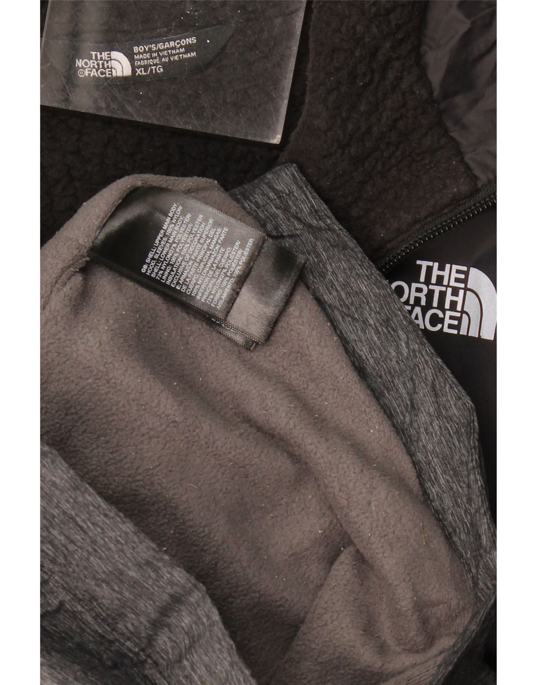 Vjetrovka za dječake THE NORTH FACE 14-15 godina XL crna boja