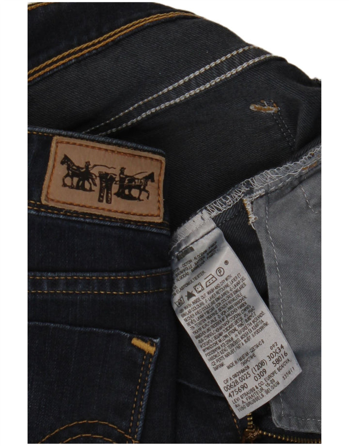 LEVI'S Muške 628 uske traperice W30 L34 tamnoplavi pamuk