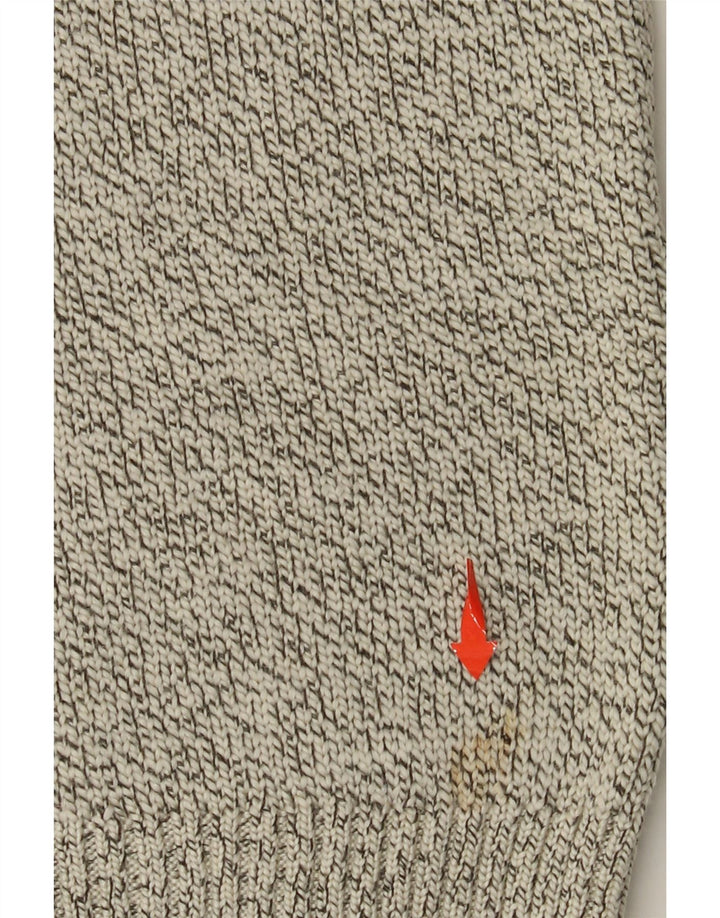 SUPERDRY muški džemper s okruglim izrezom Veliki bež flekasti akril