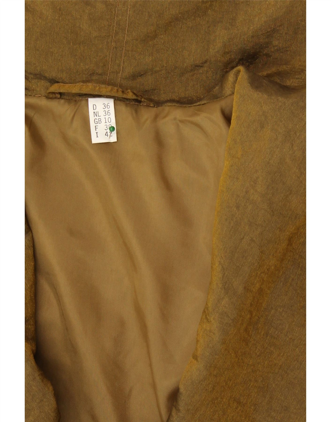 Vintage ženski veliki baloner UK 10 Small Gold