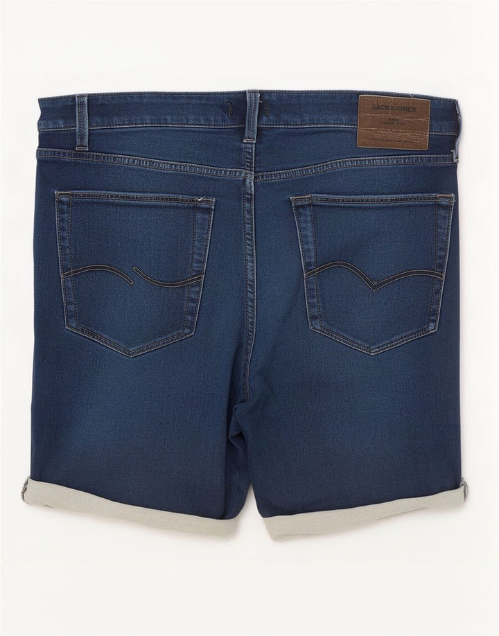 Jack & Jones muške traper kratke hlače velike W34, plavi pamuk
