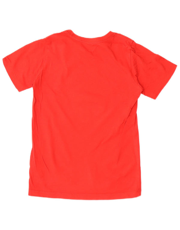 Nike Boys Graphic T-Shirt Top 12-13 Years Large Red Pamuk