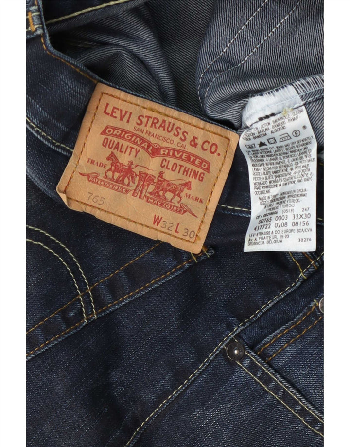 Levi's muške 765 lepršave traperice W32 L30 tamnoplavi pamuk