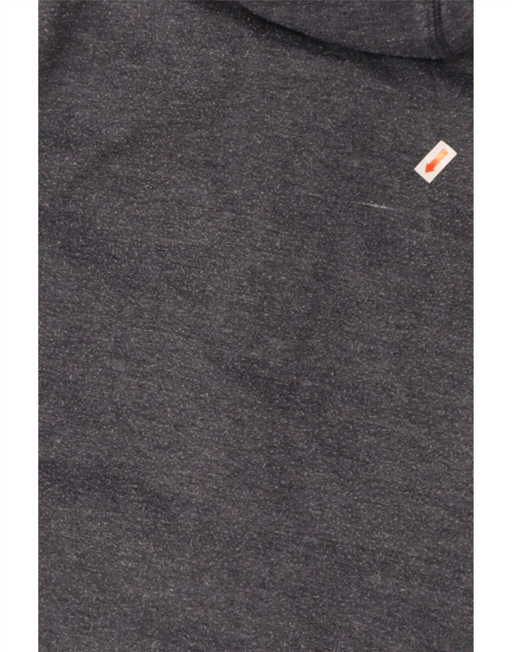 FAT FACE Mens Zip Hoodie Sweater Small Grey Cotton