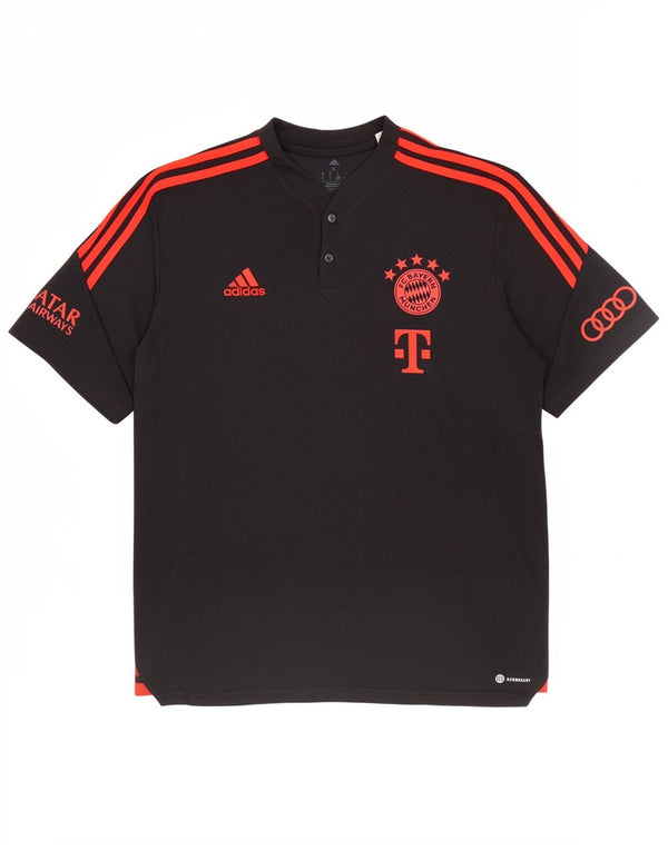 Adidas muška majica s grafičkim motivima FC Bayern Munchen XL crni pamuk