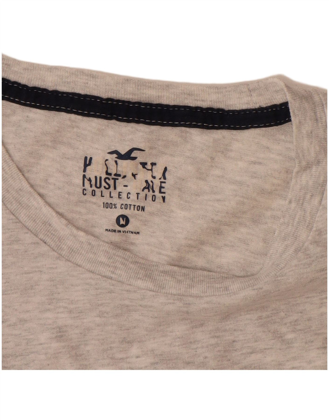 HOLLISTER Muška majica kratkih rukava Srednje sivi flekasti pamuk