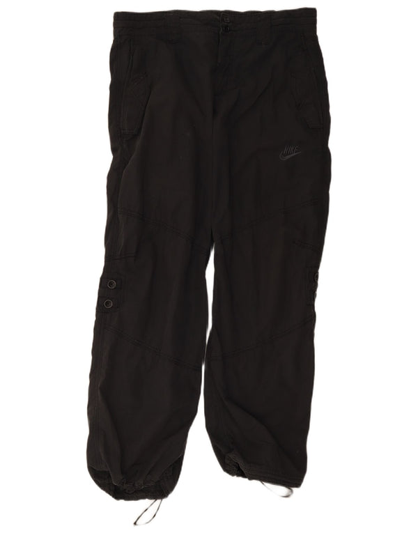 Nike ženske hlače za trčanje Cargo hlače UK 16 Large W34 L30 crni poliester