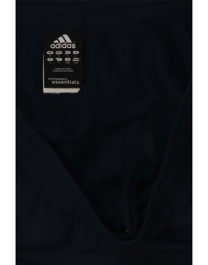 Adidas muške sportske kratke hlače Climalite velike tamnoplave poliesterske boje