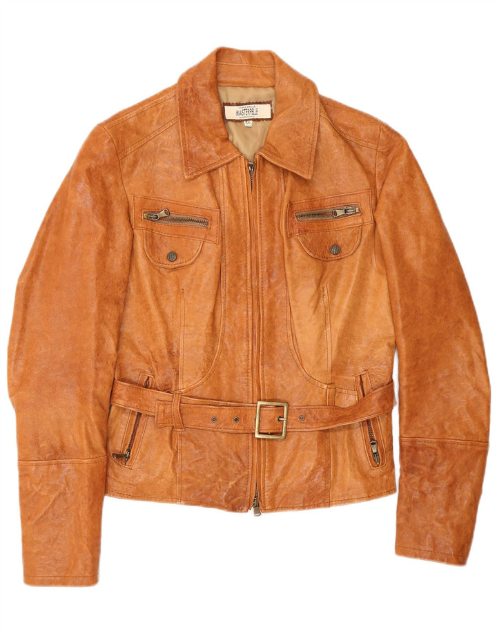 Masterpelle ženska kožna jakna IT 46 Large Beige Leather