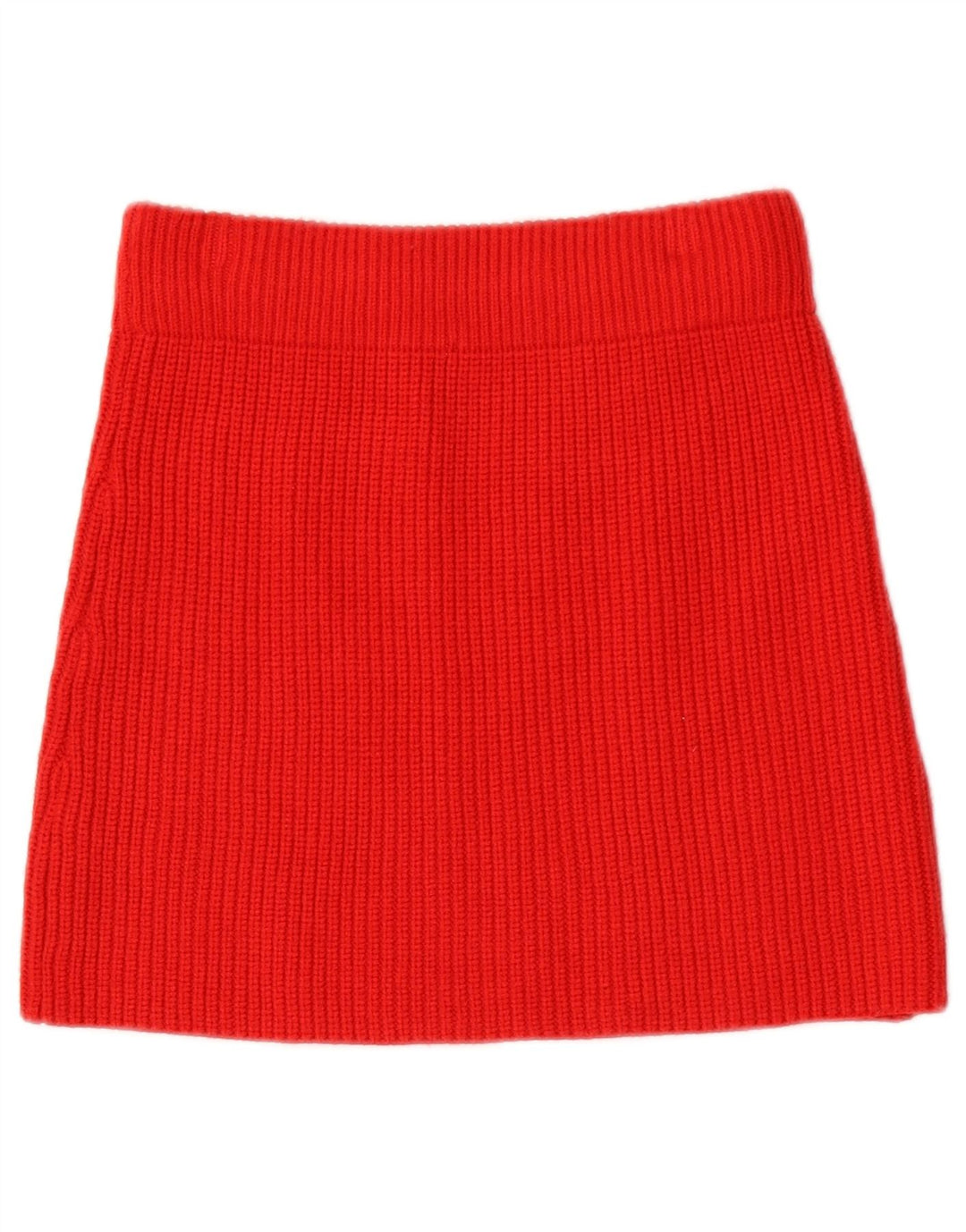 Zara ženska pletena mini suknja mala W26 crvena viskoza