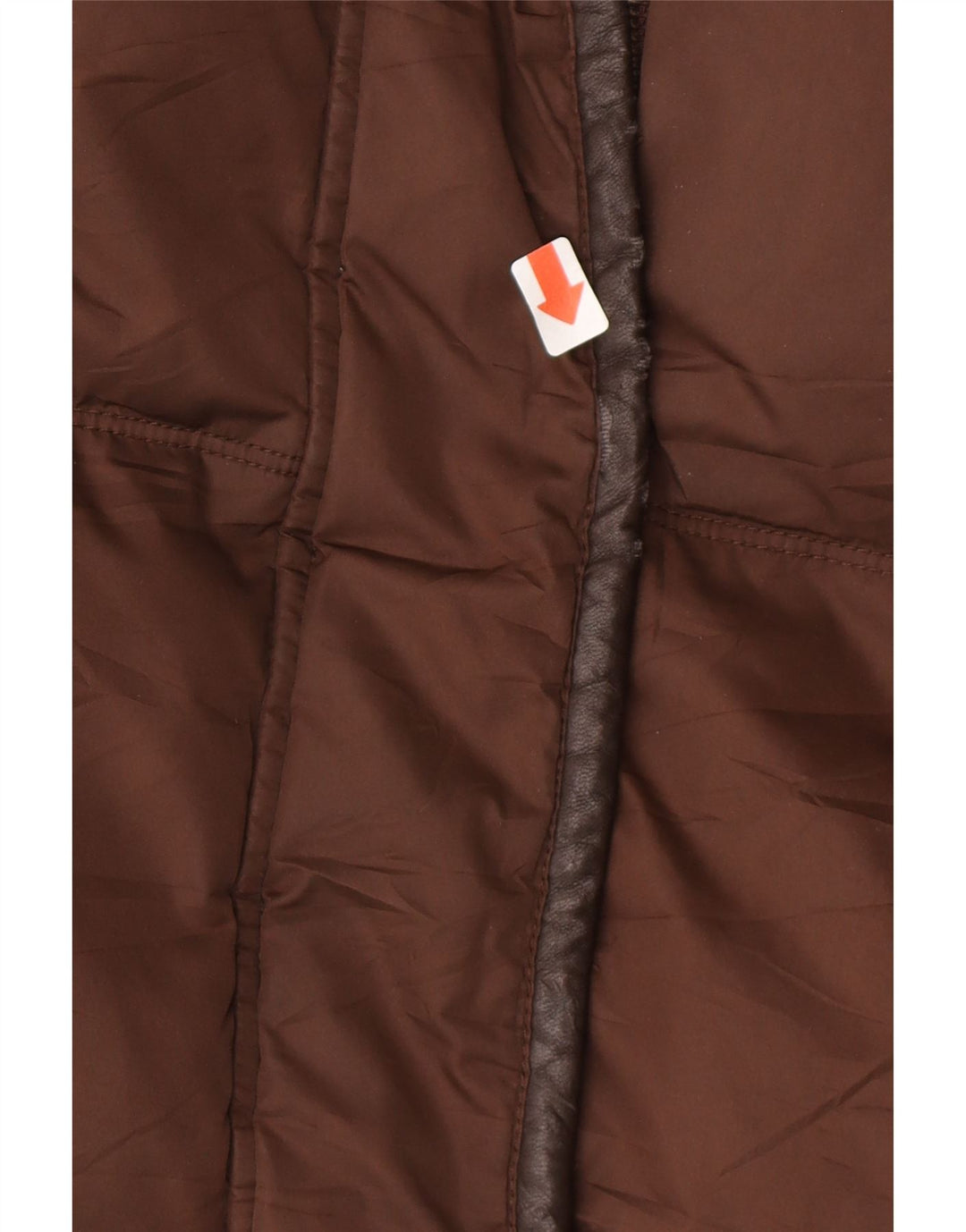 HENRY COTTONS Womens Padded Coat IT 44 Medium Brown Polyester Vintage Henry Cottons and Second-Hand Henry Cottons from Messina Hembry 