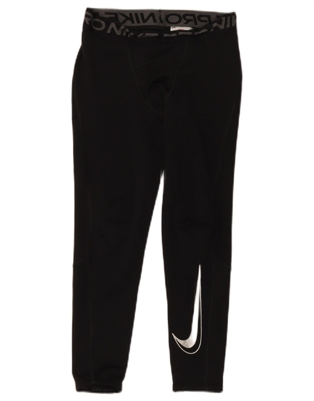 Nike Boys Dri Fit grafičke tajice 8-9 godina, male crne poliesterske