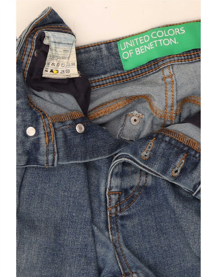 Benetton muške uske traperice W31 L30 plavi pamuk