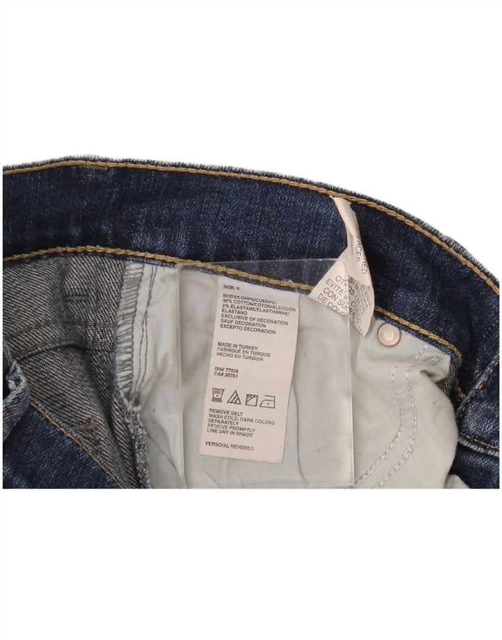 Tommy Hilfiger Ženske Bootcut traperice US 6 srednje W30 L33 plavi pamuk
