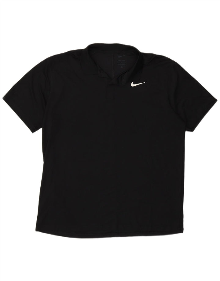 Nike muška Dri Fit polo majica velika crna poliester