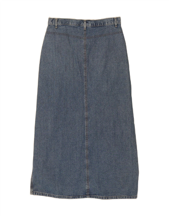 VINTAGE Womens Denim Skirt Medium W30 Blue Cotton Vintage Vintage and Second-Hand Vintage from Messina Hembry 