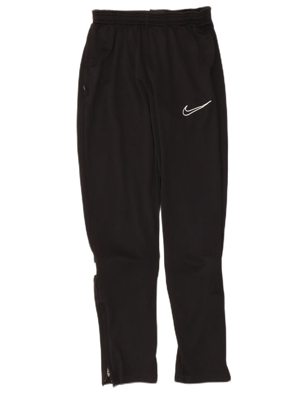 Nike Hlače za trenirku za dječake 12-13 godina, velike crne poliesterske boje