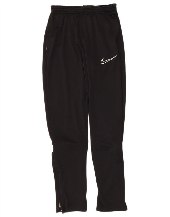 Nike Hlače za trenirku za dječake 12-13 godina, velike crne poliesterske boje
