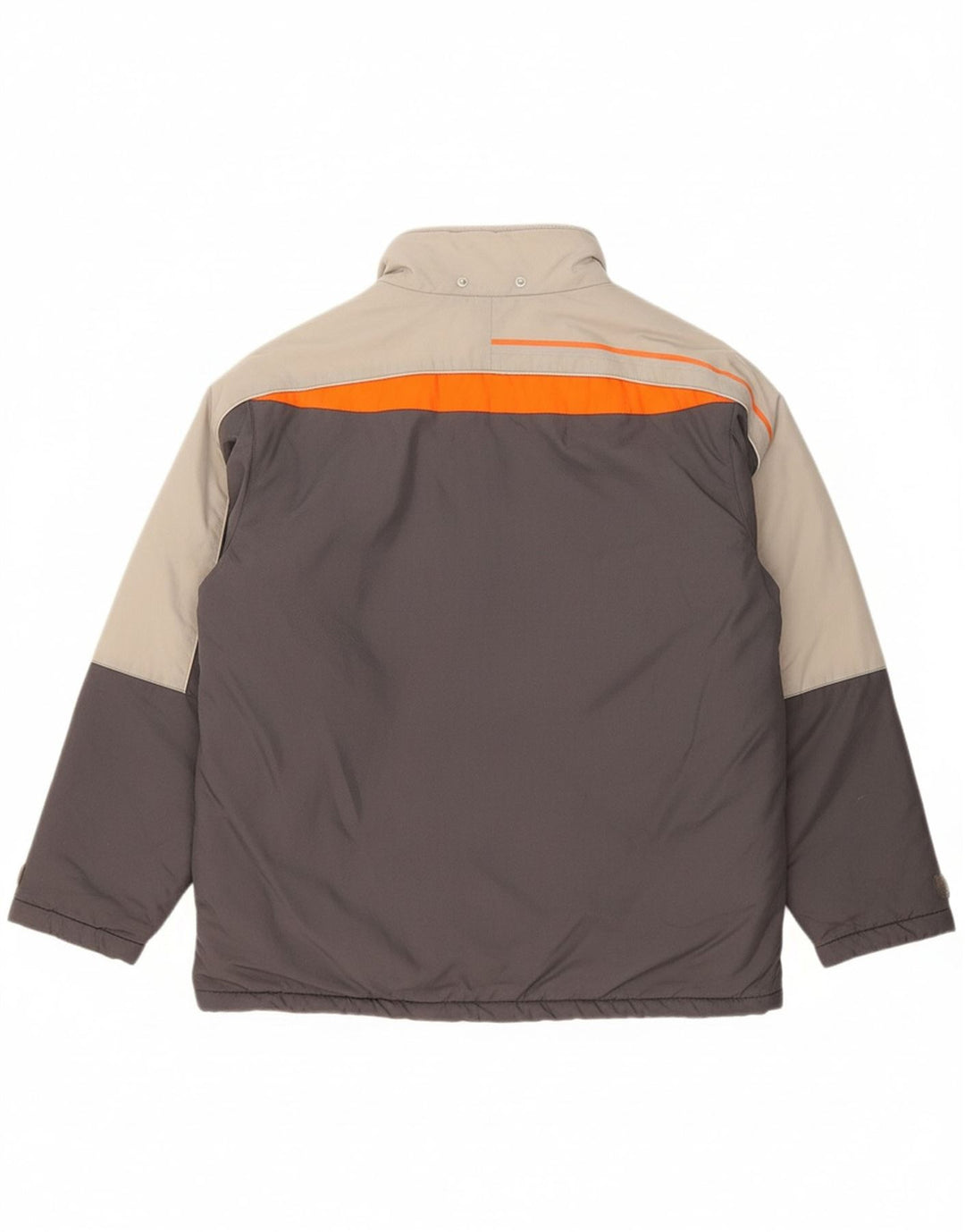 NIKE Boys Padded Jacket 12-13 Years Large Grey Colourblock Nylon