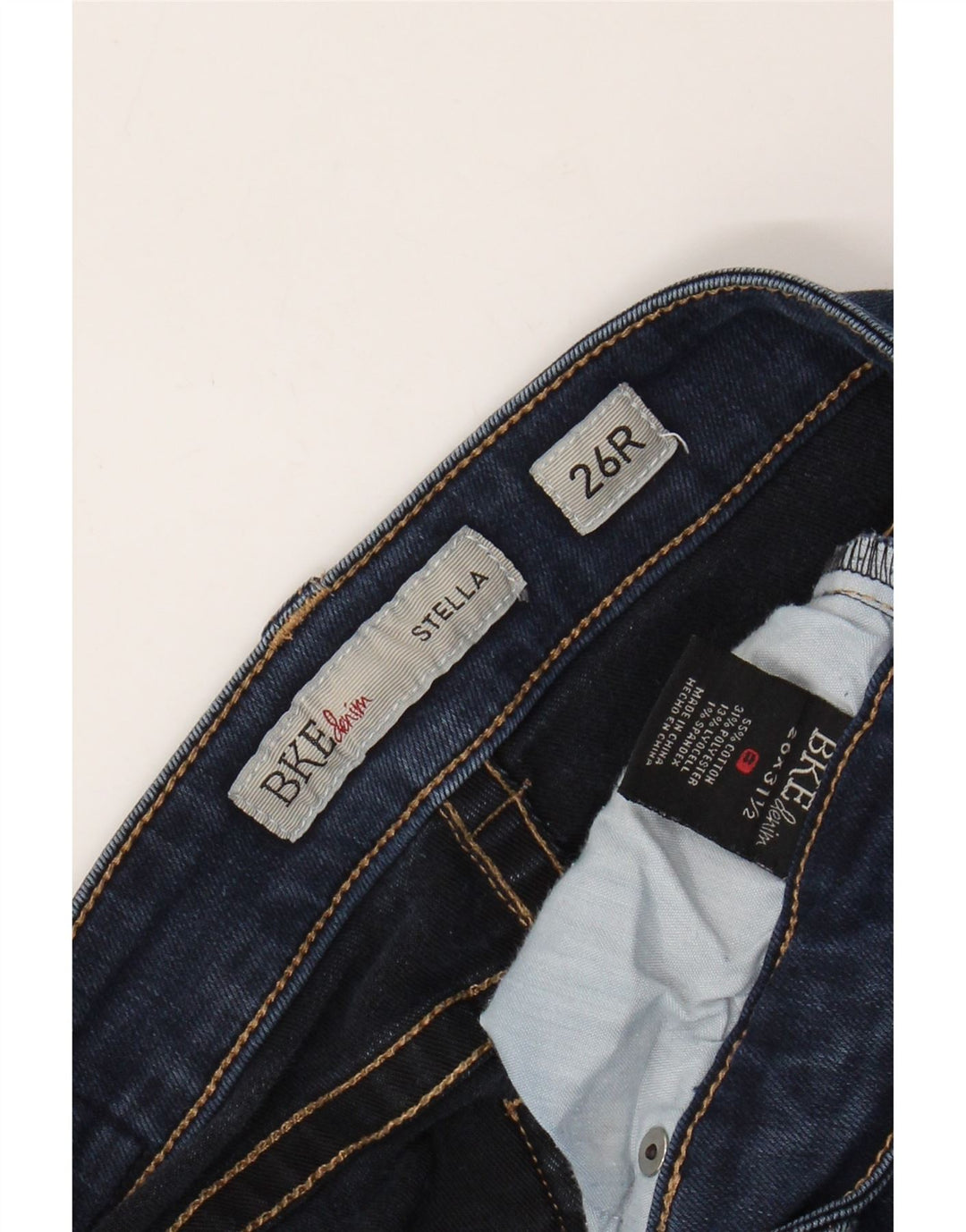 BKE ženske uske traperice Stella W26 L31 plavi pamuk