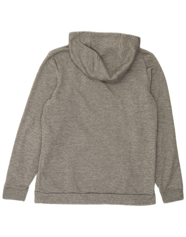 Nike muška majica s kapuljačom Dri Fit standardnog kroja srednje sivi flekasti poliester