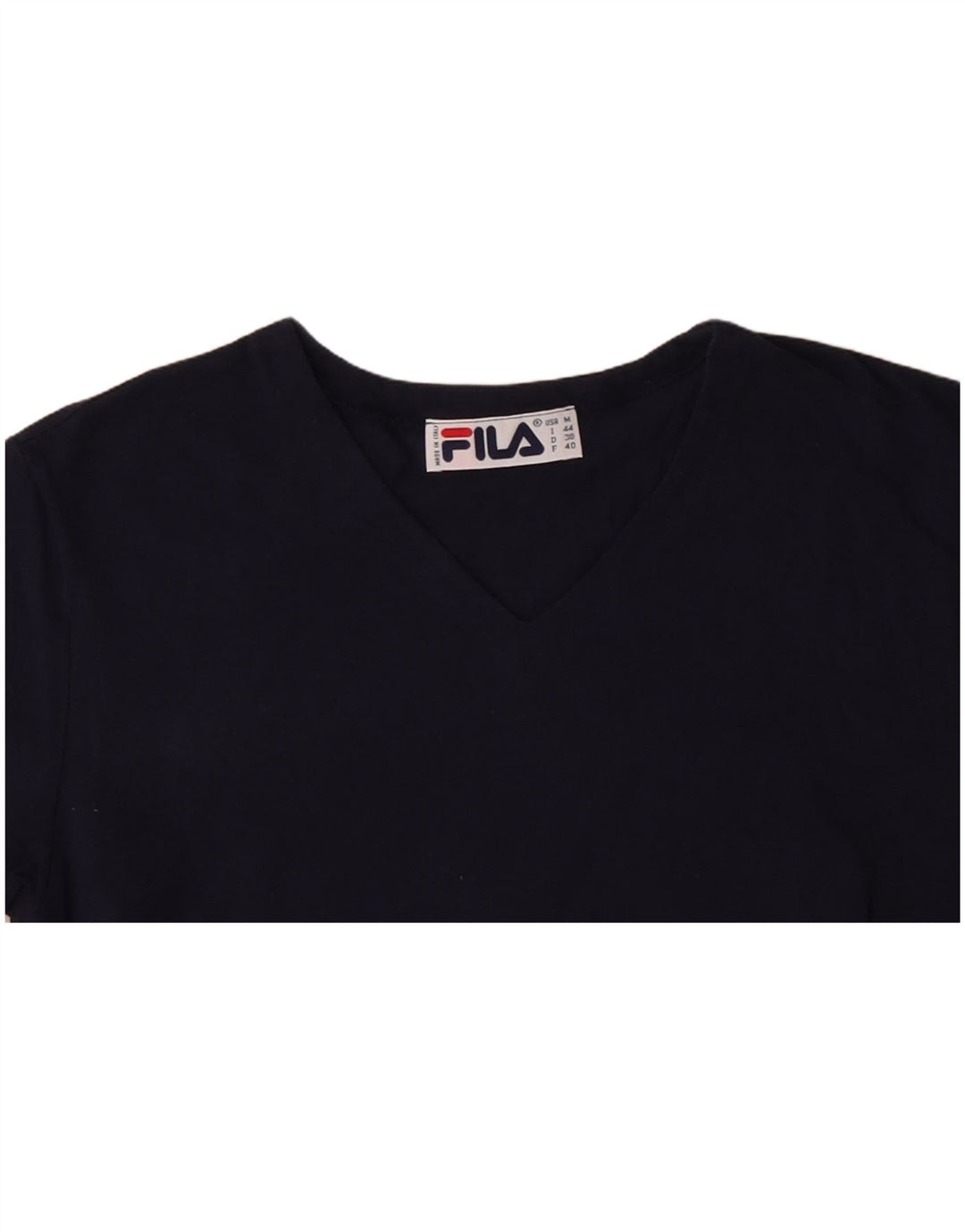 FILA Ženska majica kratkih rukava IT 44 srednje tamnoplavi pamuk
