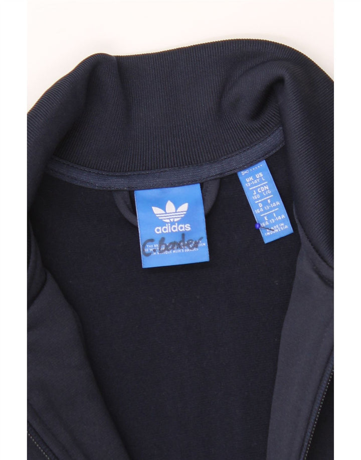 Gornja jakna trenirke ADIDAS za dječake 13-14 godina tamnoplave boje