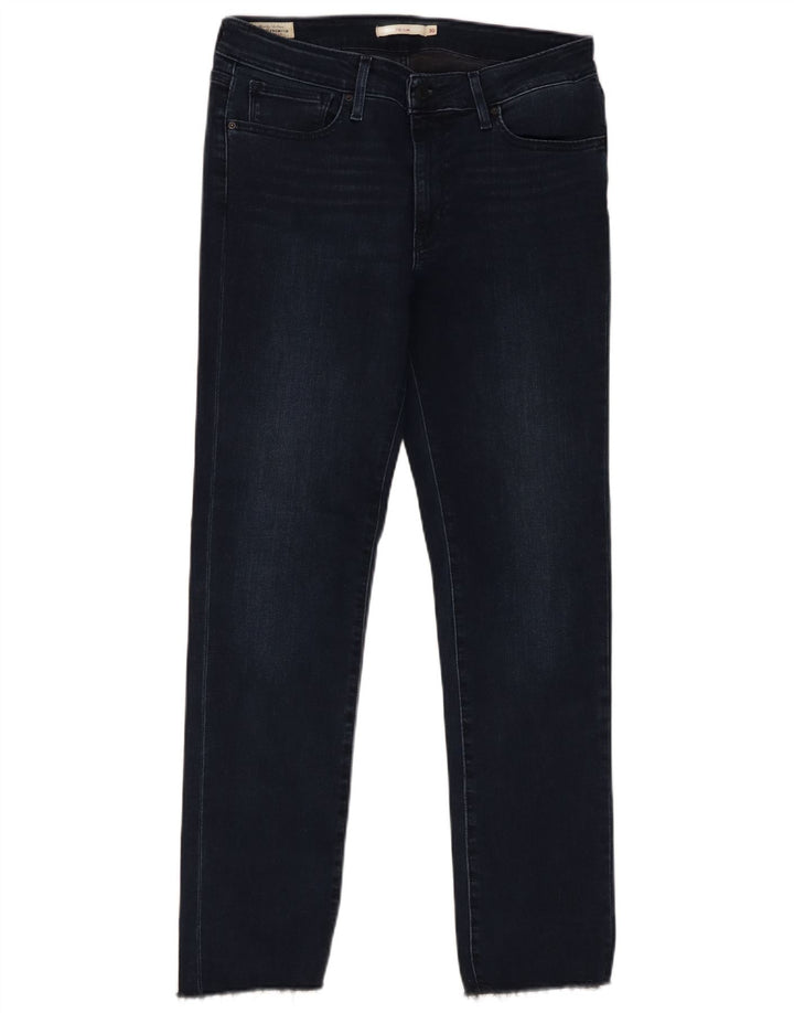 Levi's ženske 712 uske traperice W30 L29 tamnoplavi pamuk